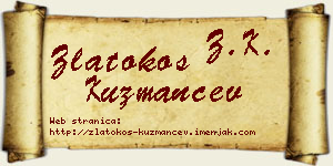 Zlatokos Kuzmančev vizit kartica